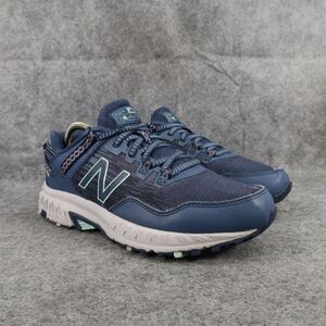 New Balance Shoe Women 7.5 Athletic Trail Running Sneaker All Terrain 410v6 Blue